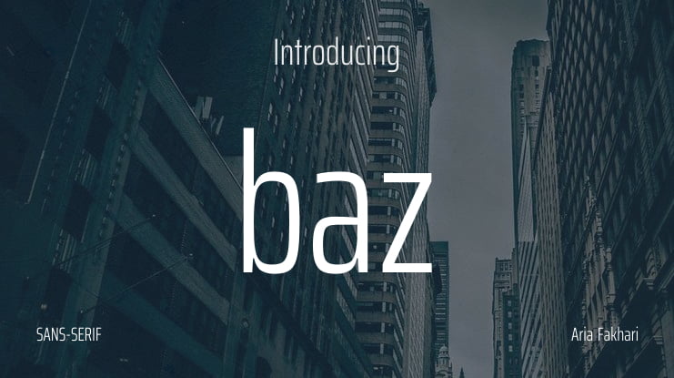 baz Font Family