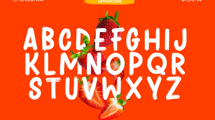 LITTLE FOODY DEMO Font