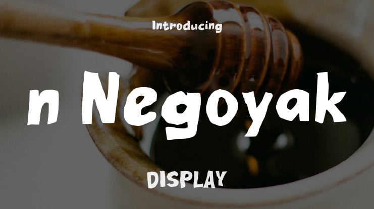 n Negoyak Font