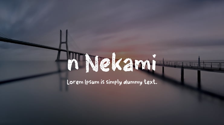 n Nekami Font