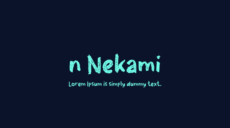 n Nekami Font