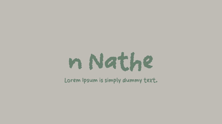 n Nathe Font