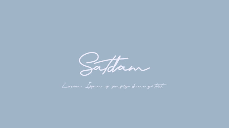 Satdam Font