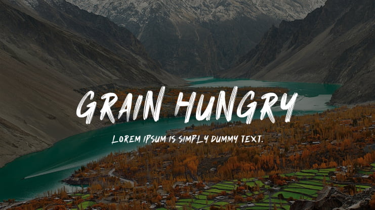 Grain Hungry Font