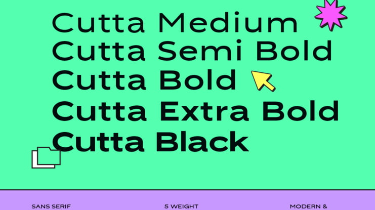 Cutta Font Family