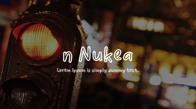 n Nukea Font