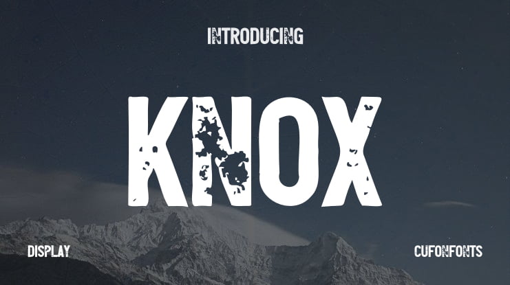 Knox Font