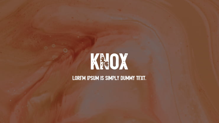 Knox Font