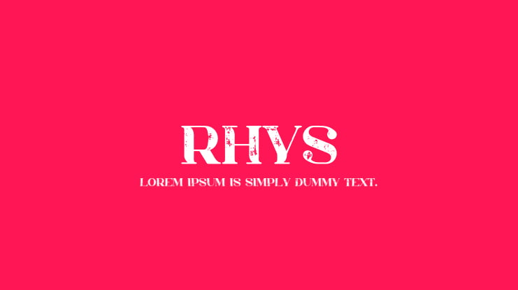 Rhys Font