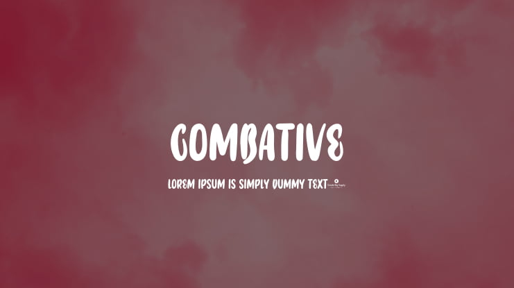 Combative Font