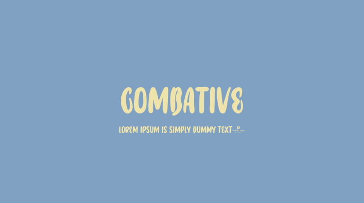 Combative Font