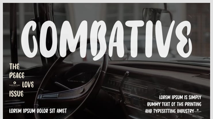 Combative Font