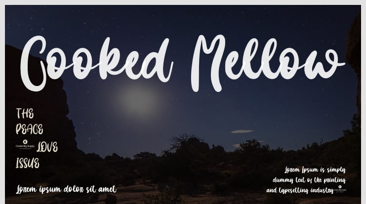 Cooked Mellow Font