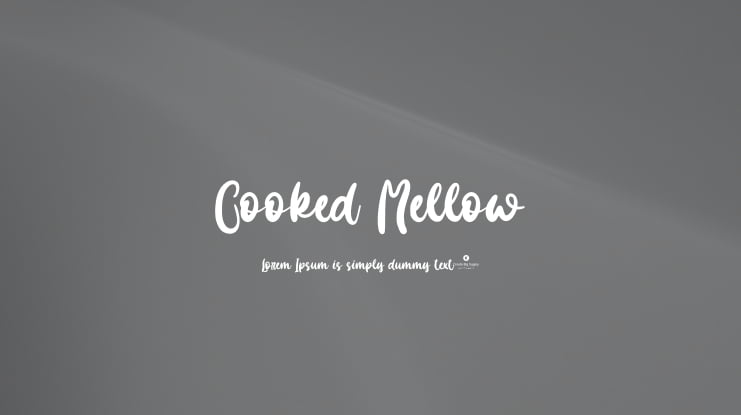 Cooked Mellow Font