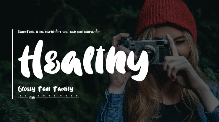 Healthy Glossy Font