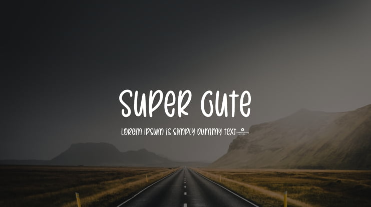 Super Cute Font