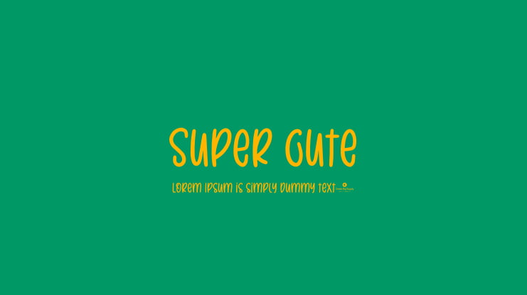 Super Cute Font