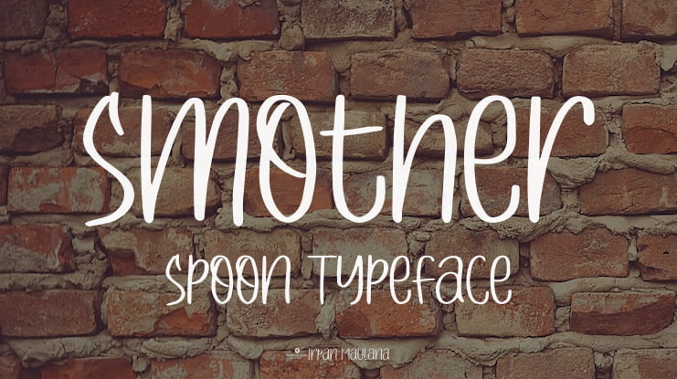 Smother Spoon Font