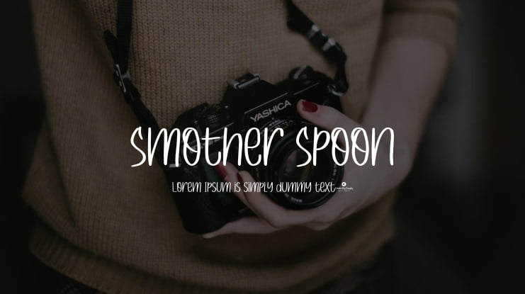 Smother Spoon Font