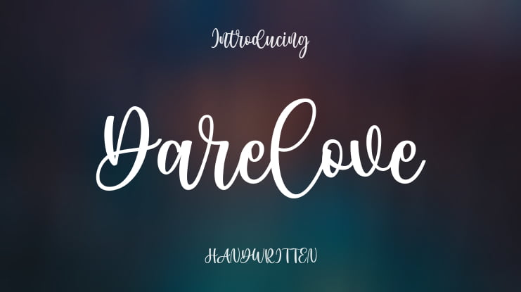 Darelove Font