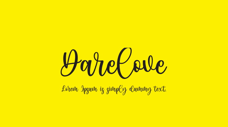 Darelove Font