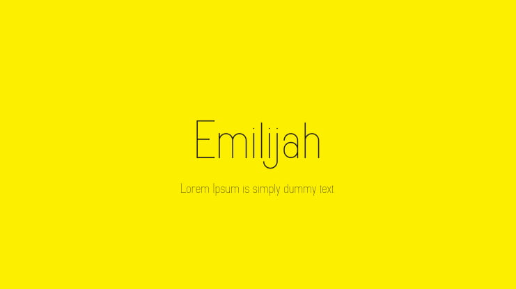 Emilijah Font