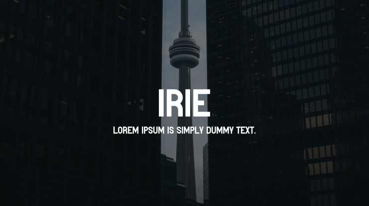 Irie Font