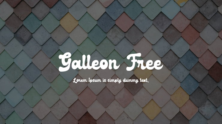 Galleon Free Font