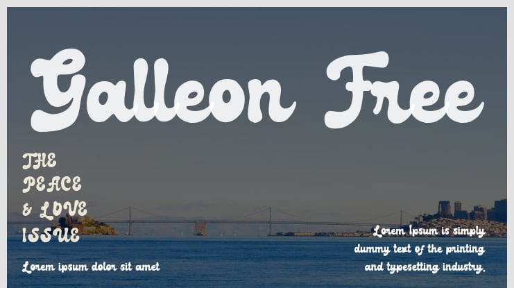 Galleon Free Font