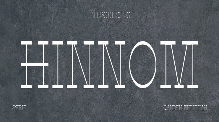 Hinnom Font