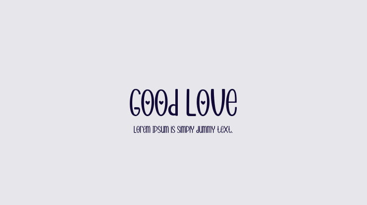 Good Love Font