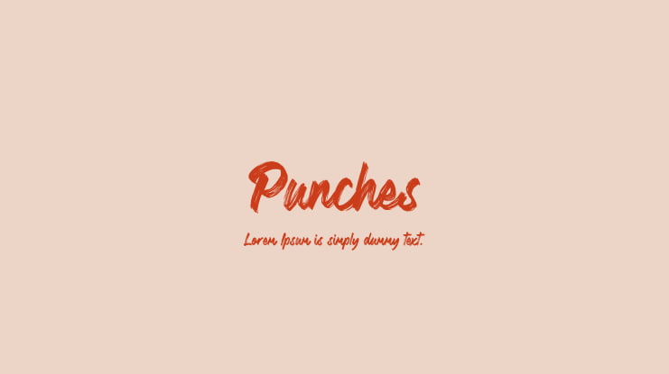 Punches Font