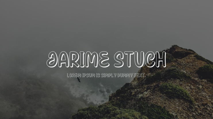 Jarime Stuch Font