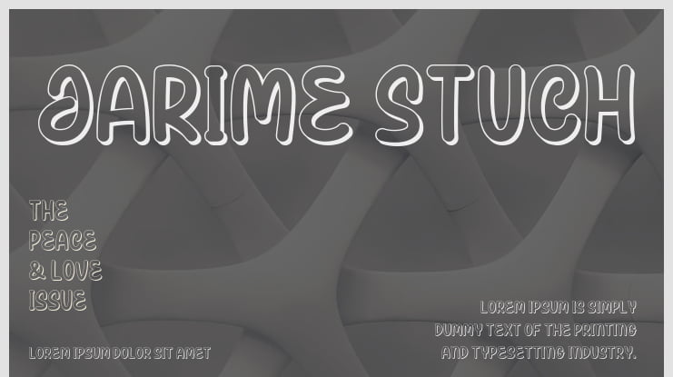 Jarime Stuch Font