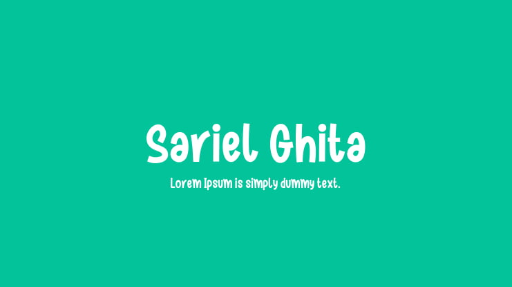 Sariel Ghita Font