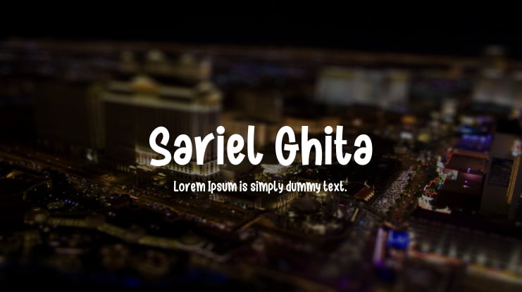 Sariel Ghita Font