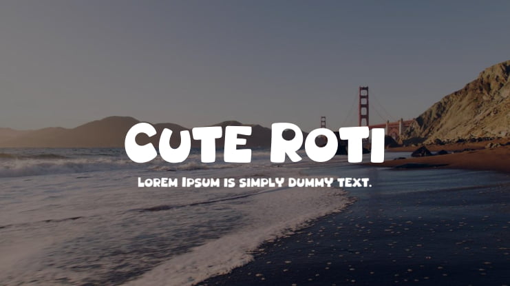 Cute Roti Font