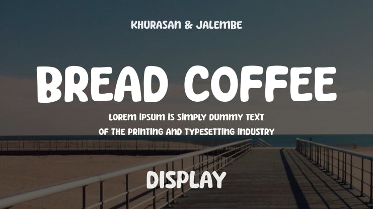 Bread Coffee Font