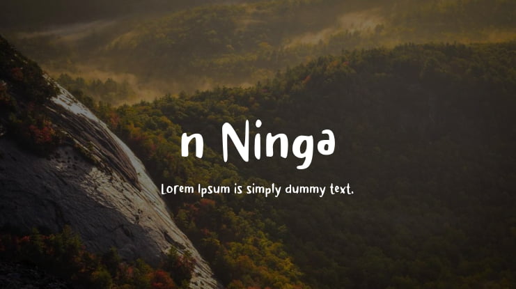 n Ninga Font