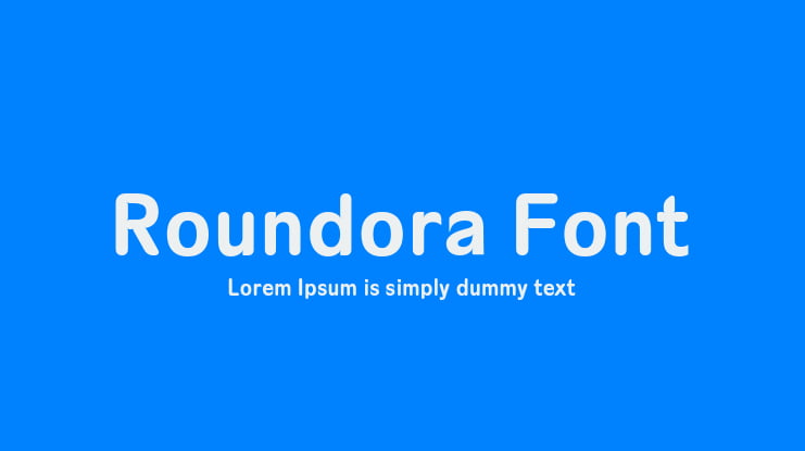 Roundora Font