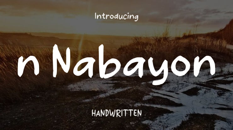 n Nabayon Font