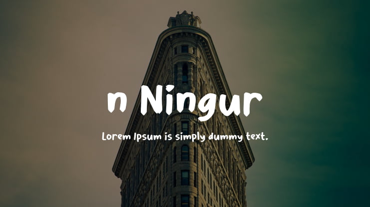 n Ningur Font