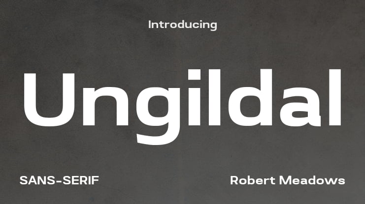 Ungildal Font Family