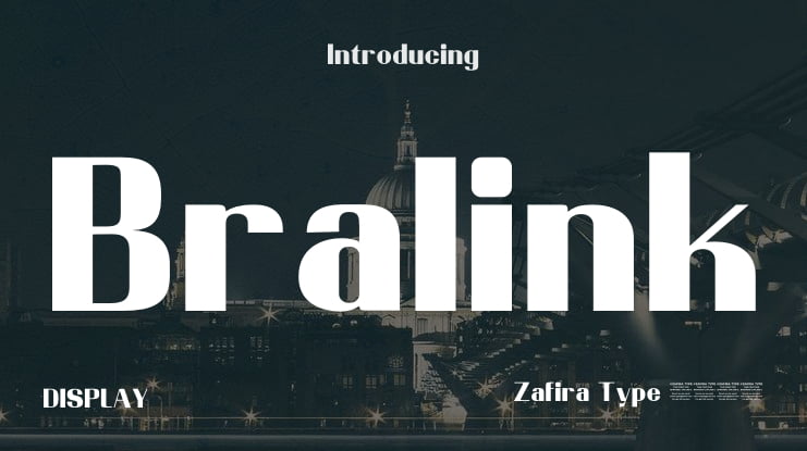 Bralink Font