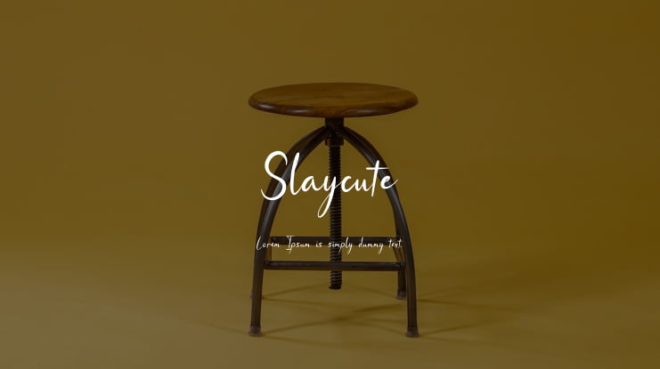 Slaycute Font