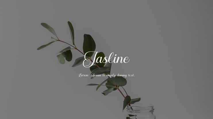 Jasline Font