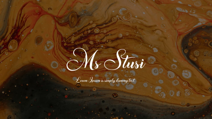 Ms Stusi Font