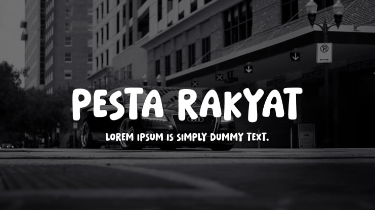 Pesta Rakyat Font