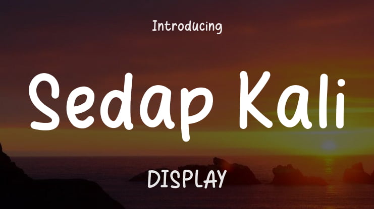 Sedap Kali Font