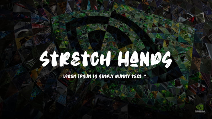 Stretch Hands Font